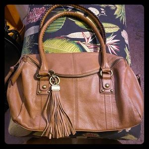 Brown Tignanello Shoulder Bag